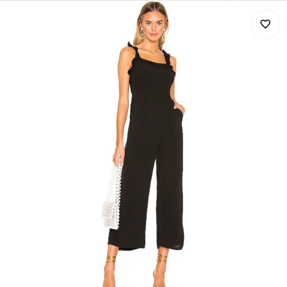 Superdown Black Jumpsuit